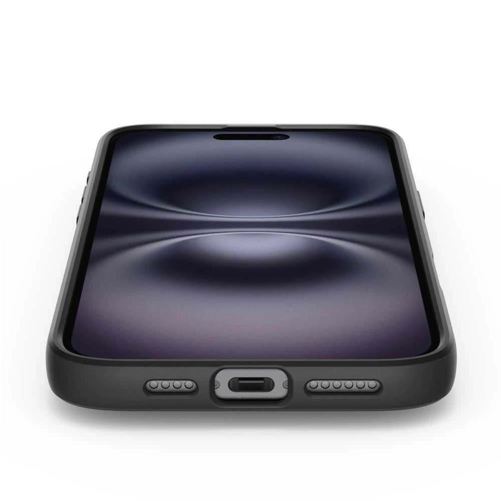 Spigen Liquid Air Case til iPhone 16 Plus - sort