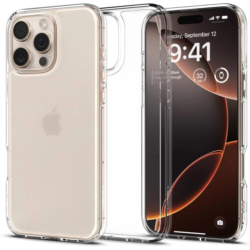 Spigen Ultra Hybrid Case til iPhone 16 Pro Max - klar