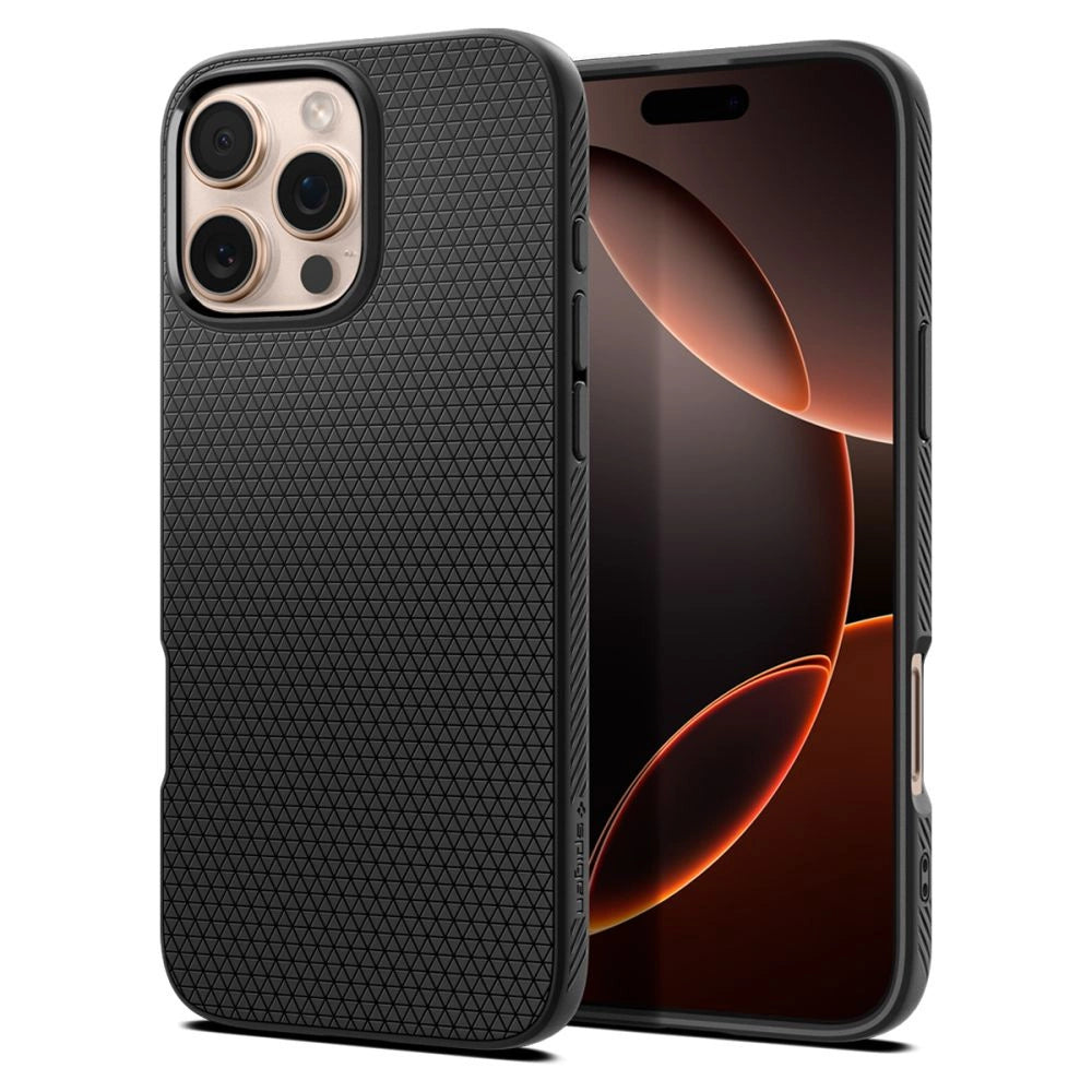 Spigen Liquid Air Case til iPhone 16 Pro Max - sort