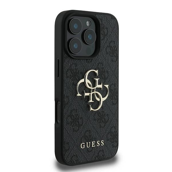 Guess 4G Big Logo Case for iPhone 16 Pro - Black