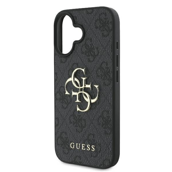 Guess 4G Big Logo Case til iPhone 16 - sort