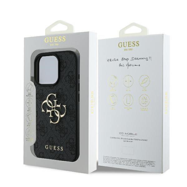 Guess 4G Big Logo iPhone 16 Pro Max-hylster - sort