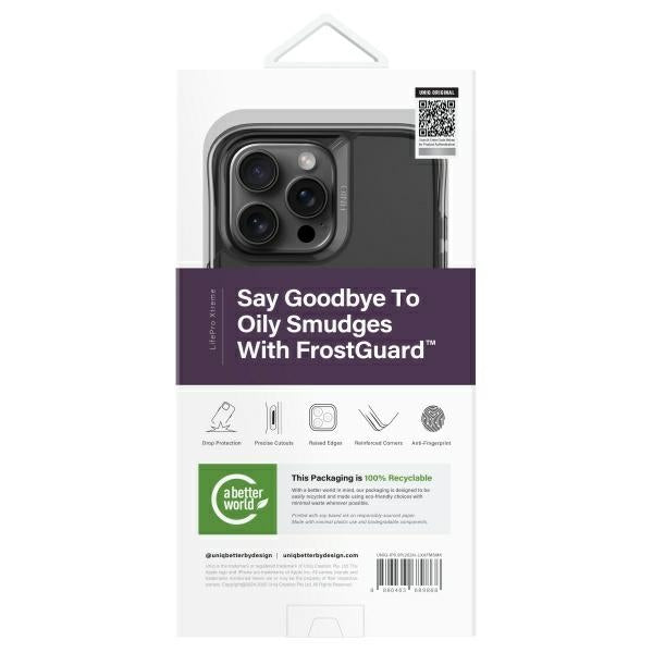 Uniq LifePro Xtreme Magclick opladningsfoder til iPhone 16 Pro Max - Grå