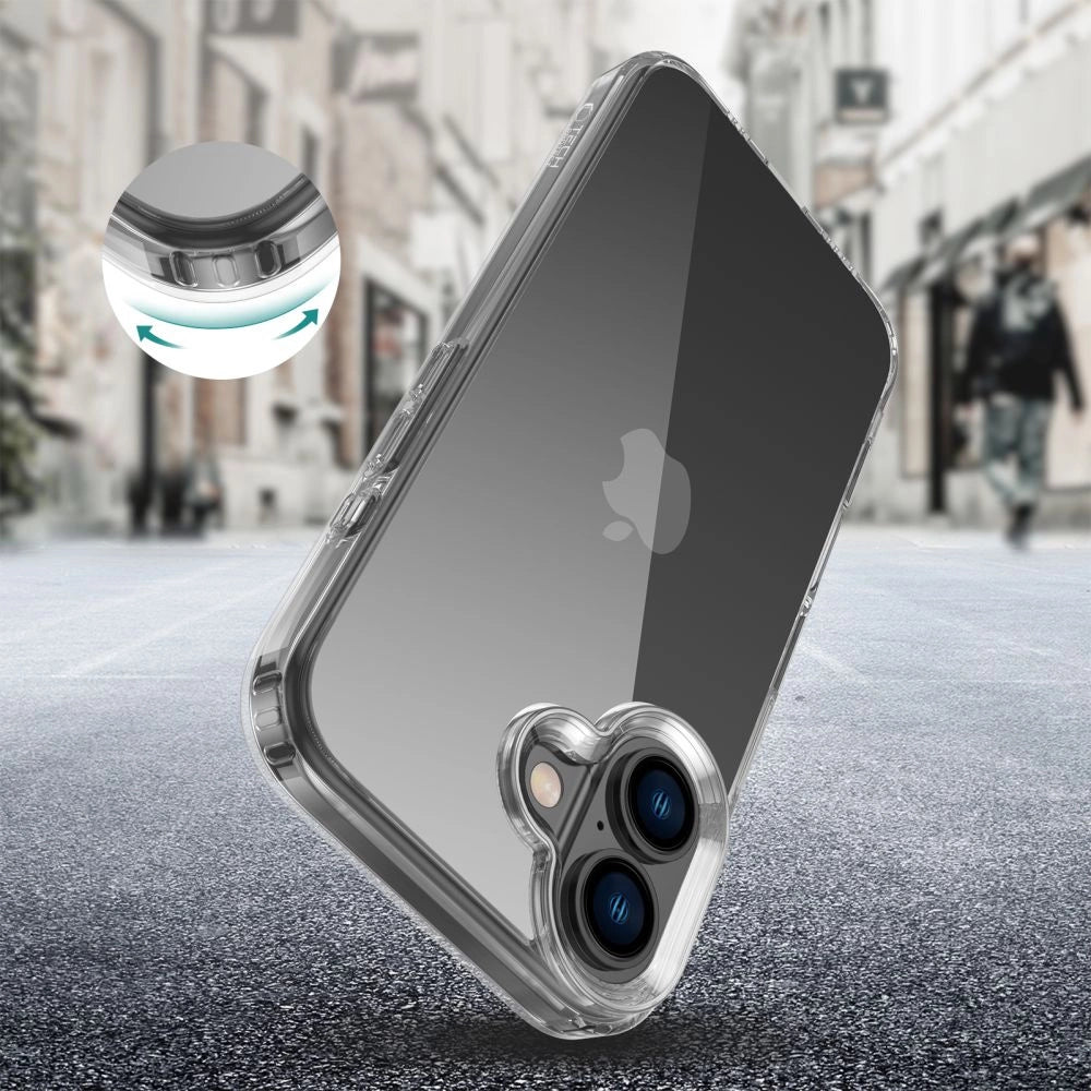Tech-Protect FlexAir Hybrid Case for iPhone 16 - Clear