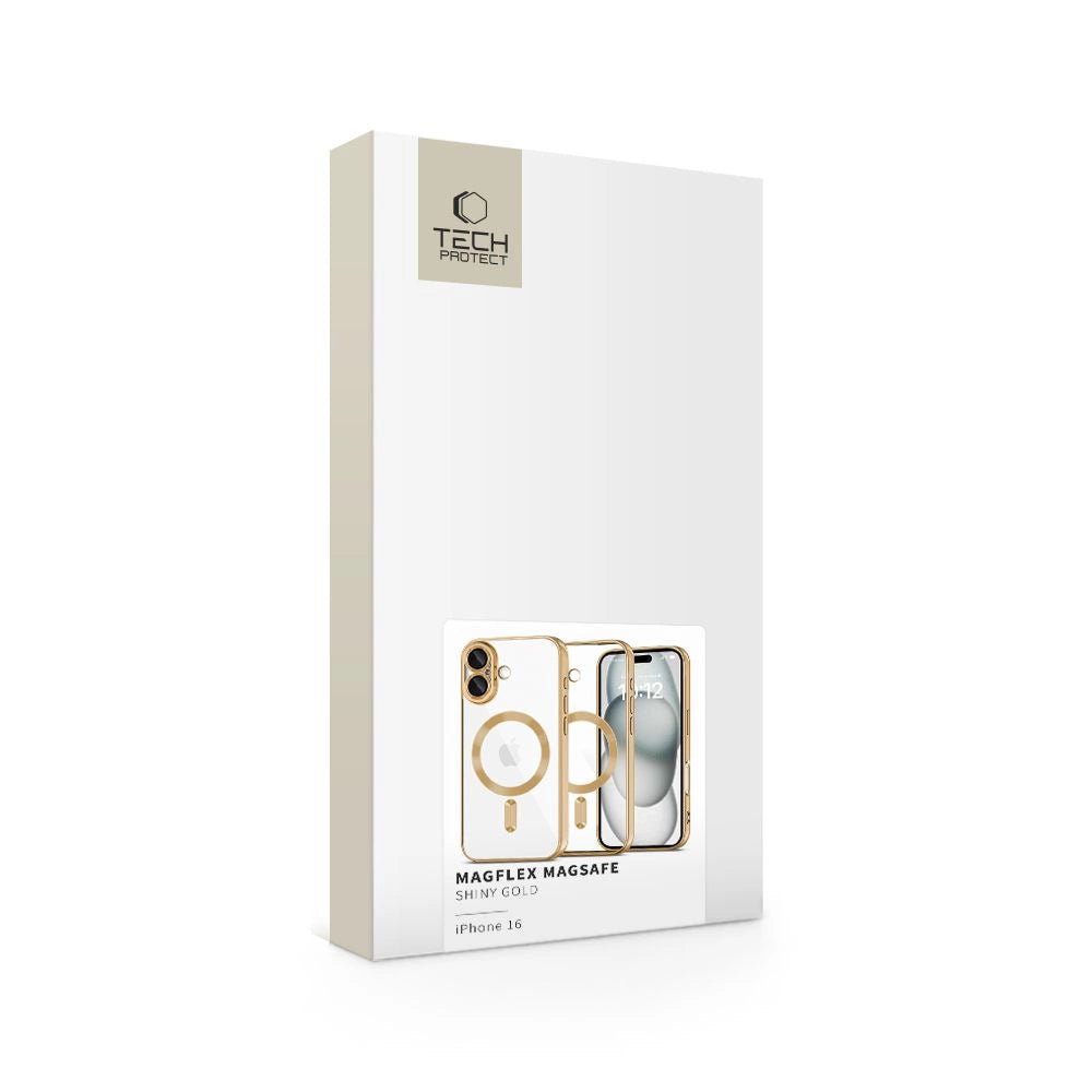 Tech-Protect MagFlex MagSafe iPhone 16 Case - guld