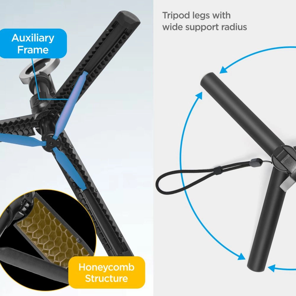 Selfie stick Spigen S580W MagSafe Bluetooth med stativ - sort