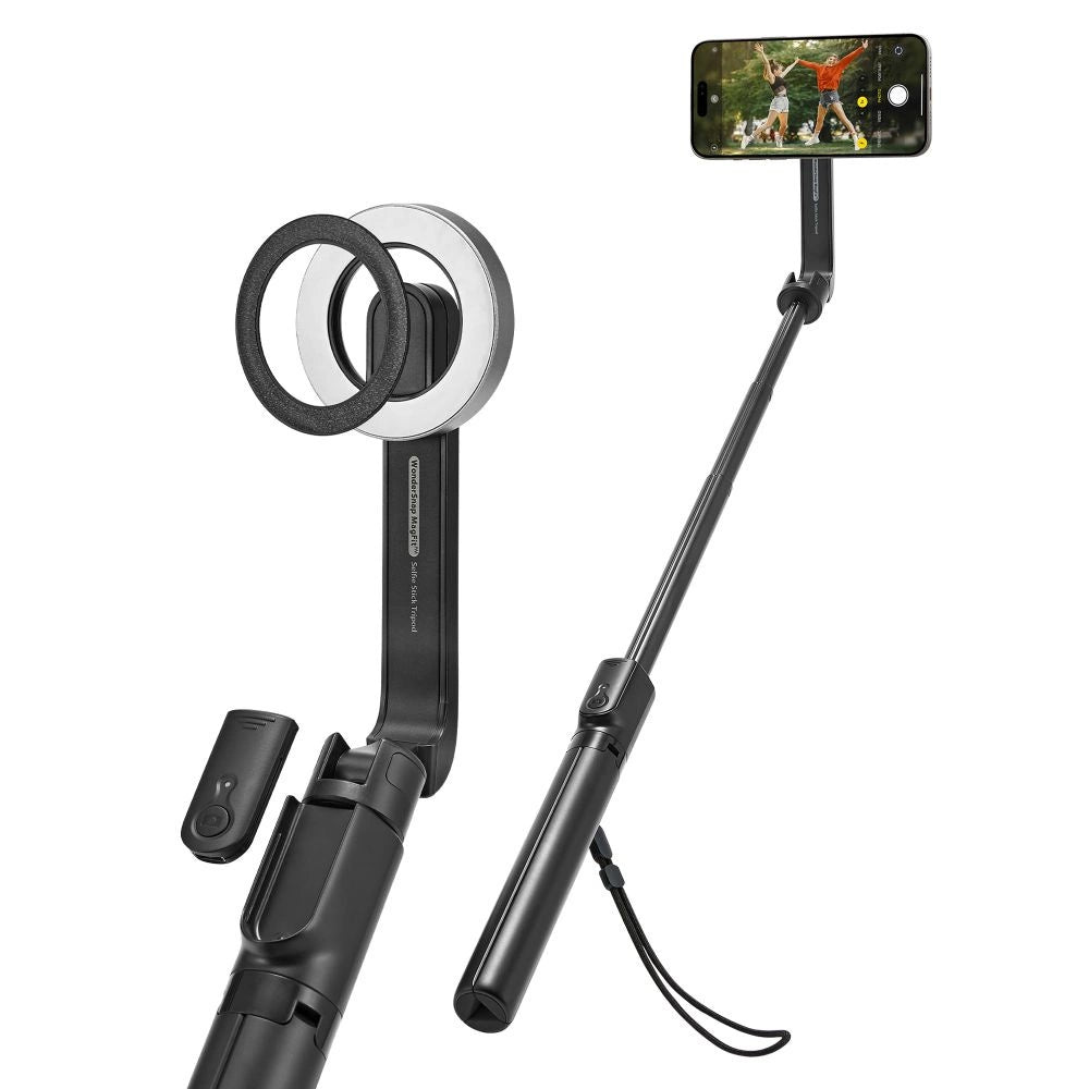 Selfie stick Spigen S580W MagSafe Bluetooth med stativ - sort