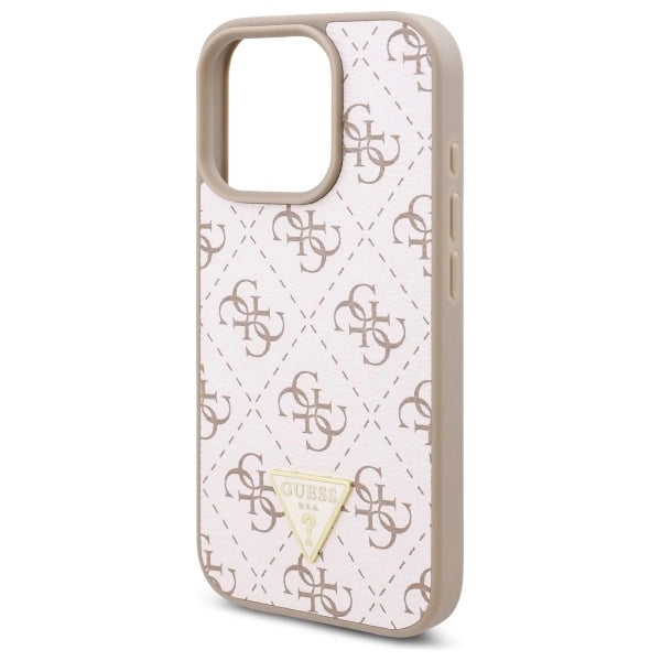 Guess ny 4G Triangle Case til iPhone 16 Pro - hvid