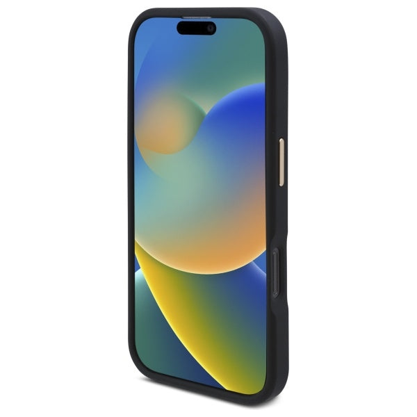 Guess 4G Logo Plate MagSafe Case til iPhone 16 Pro Max - sort