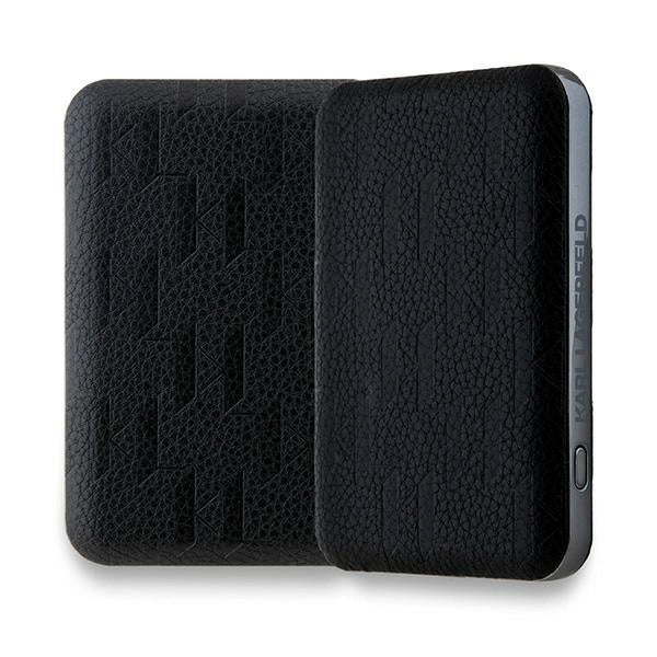 Karl Lagerfeld Powerbank inductive KLPB5FPGKSKCHK 16W 5000mAh black/black Karl&Choupette Head Pin MagSafe