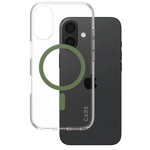 CARE af PanzerGlass Flagship Case iPhone 16 6.1" grøn/grøn MagSafe 1369