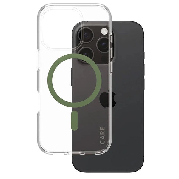 CARE af PanzerGlass Flagship Case iPhone 16 Pro 6.3" grøn/grøn MagSafe 1370