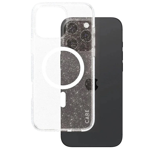 CARE af PanzerGlass Flagship Star Lit Case iPhone 16 Pro Max 6.9" hvid/hvid MagSafe 1344