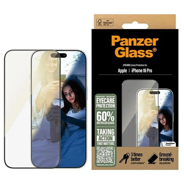 PanzerGlass EyeCare skærmbeskytter iPhone 16 Pro 6.3" Ultra-Wide Fit 2866