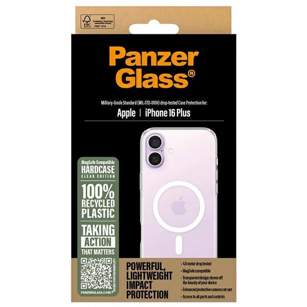 PanzerGlass HardCase iPhone 16 Plus 6.7" hvide MagSafe 1293