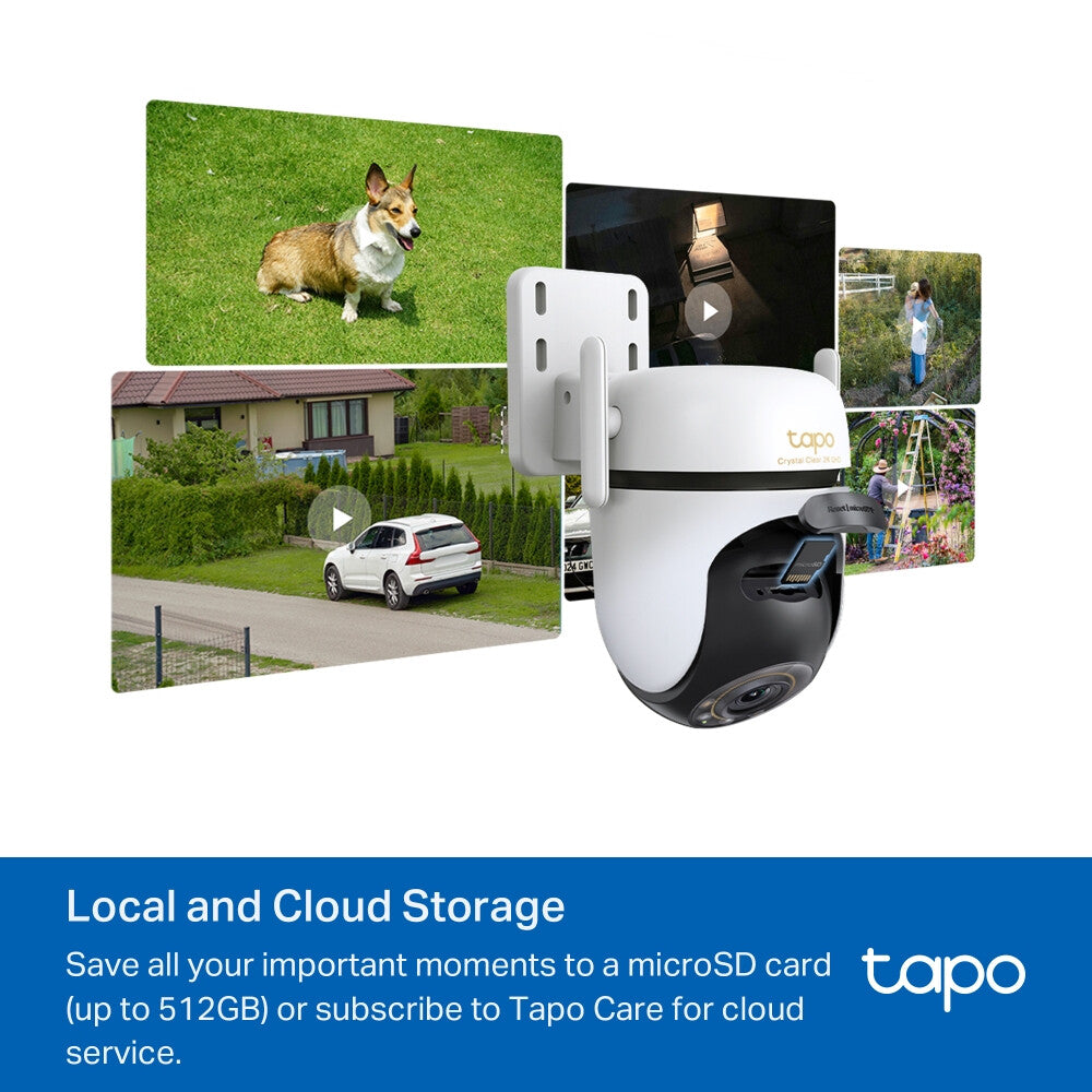 TP-Link TAPO C530WS overvågningskamera Tårn IP-sikkerhedskamera Udendørs 2880 x 1620 pixel Væg