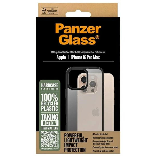 PanzerGlass HardCase iPhone 16 Pro Max 6.9" sort/sort 1298