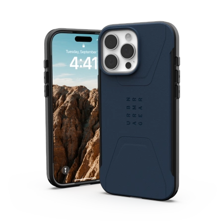 UAG Civilian Magsafe iPhone 16 Pro Max Case - Blå
