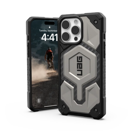 UAG Monarch Pro Case med MagSafe til iPhone 16 Pro Max - Titanium