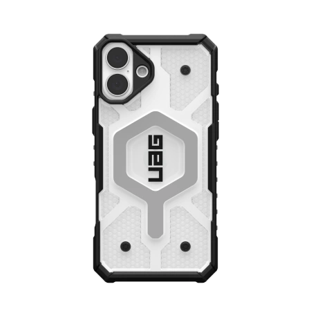 UAG Pathfinder Clear Magsafe iPhone 16 Plus Case - hvid