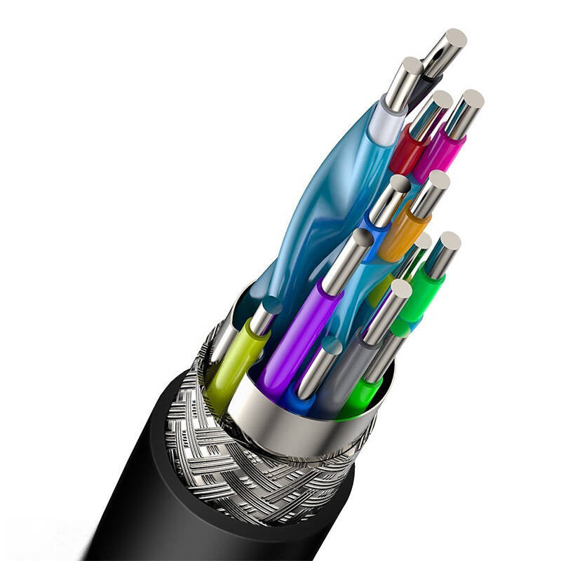 Baseus Cafule 4KHDMI Mand til 4KHDMI Mand Adapter Kabel 2m sort