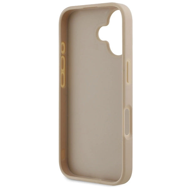 DKNY Checkered Pattern & Printed Stripes iPhone 16 Case - Pink