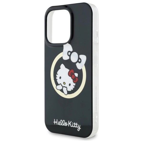 Hello Kitty IML Fun bow Magsafe iPhone 16 Pro Max Case - Black
