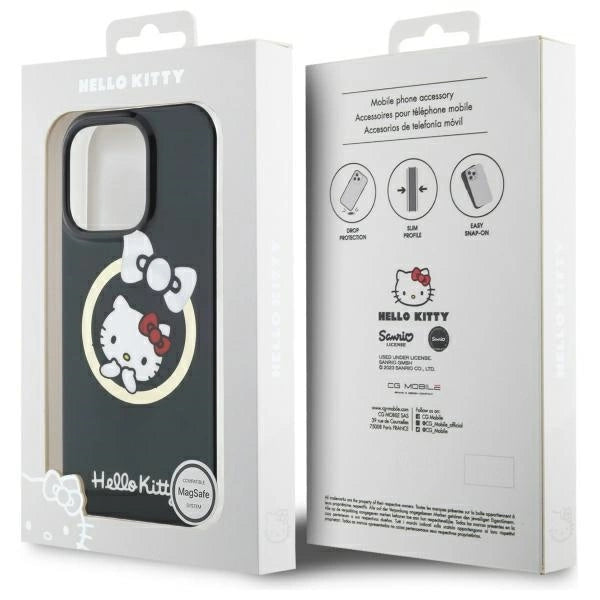 Hello Kitty IML Fun bow Magsafe iPhone 16 Pro Max Case - Black