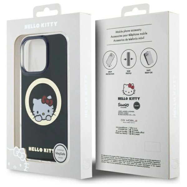 Hello Kitty IML Sweet Kitty Magsafe Case for iPhone 16 Pro Max - Black