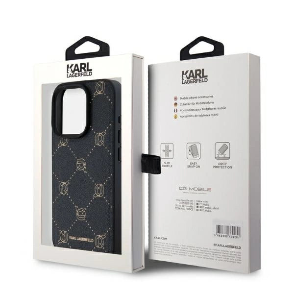 Karl Lagerfeld Magsafe Karl Head iPhone 15 Pro Case - Black