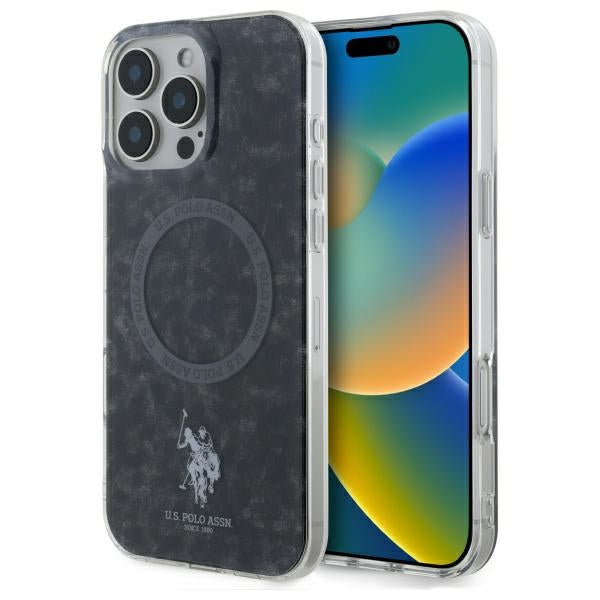 US Polo IML Ring MagSafe iPhone 16 Pro Case - sort