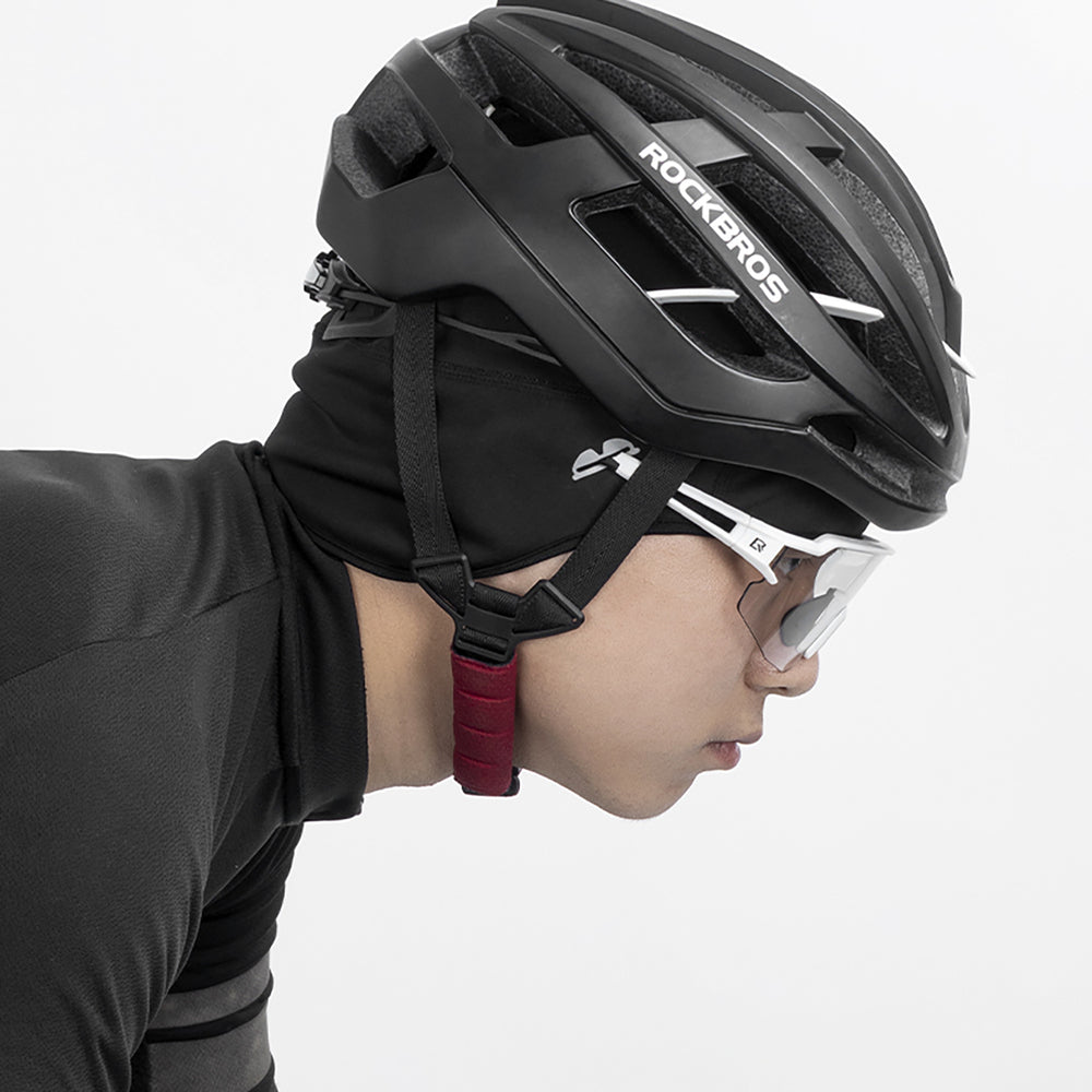 Rockbros Dala vintercykelhjelm med glashuller - grå