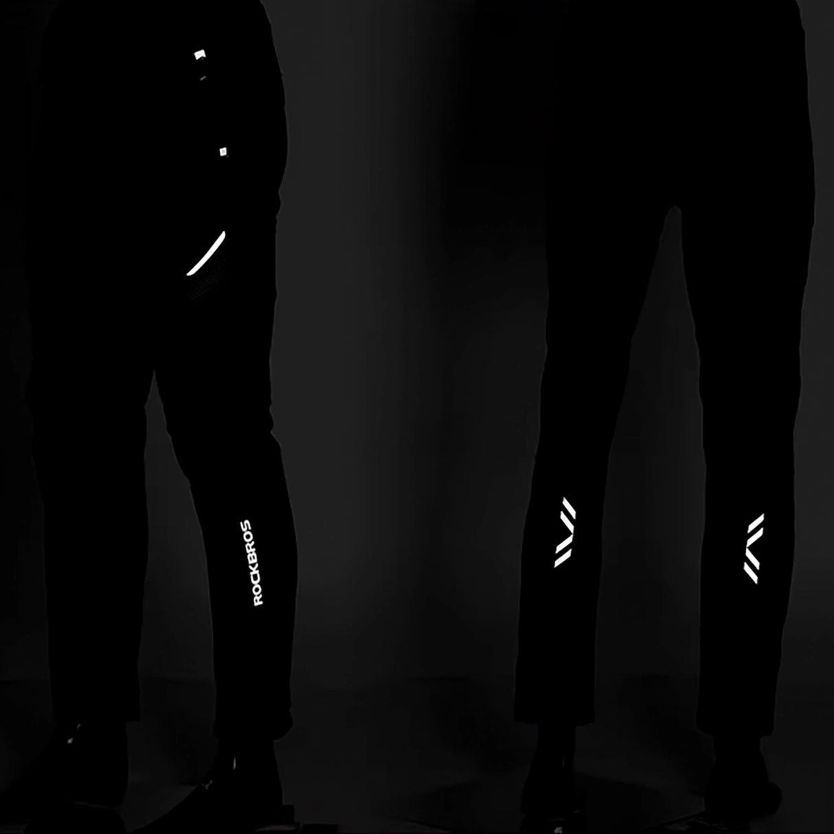 Rockbros Patrulje Cykling Vindtæt Sportsbukser M - sort