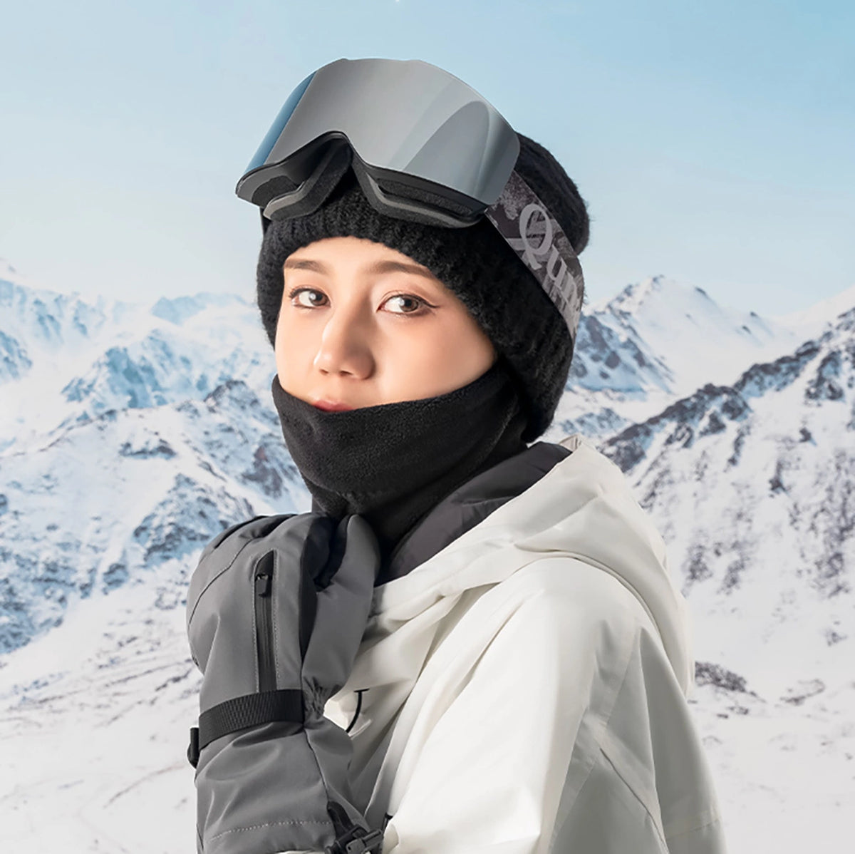 Qunature Oli Ski Halsvarmer Størrelse M - Sort