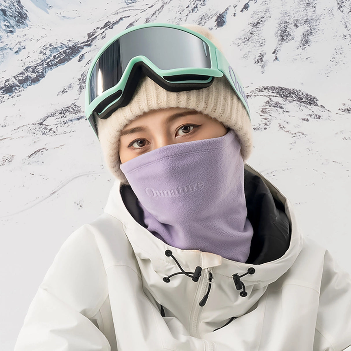 Qunature Oli ski scarf size M - pink
