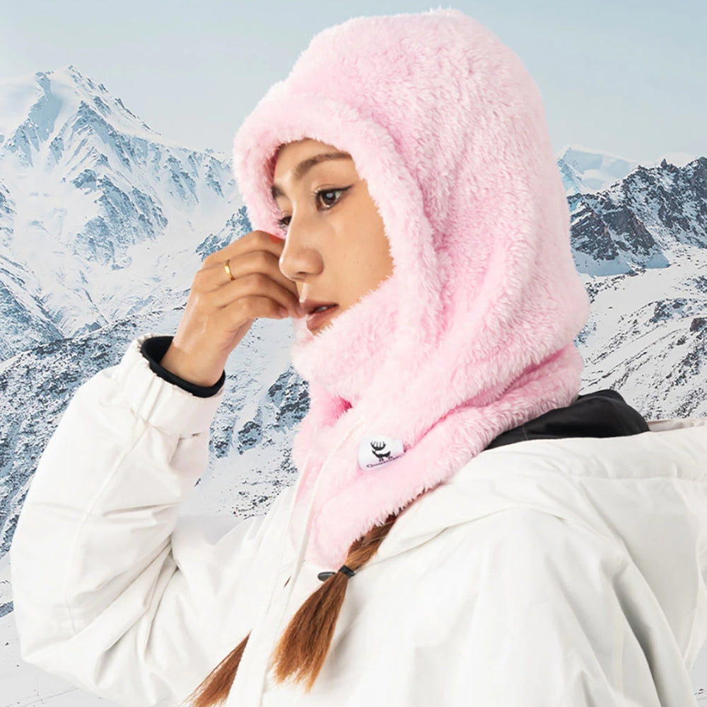 Qunature Arctic Velvet Ski Balaclava størrelse L - Pink