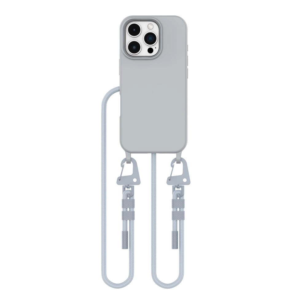 Tech-Protect MagNecklace MagSafe Case med Lanyard til iPhone 16 Pro - Grå