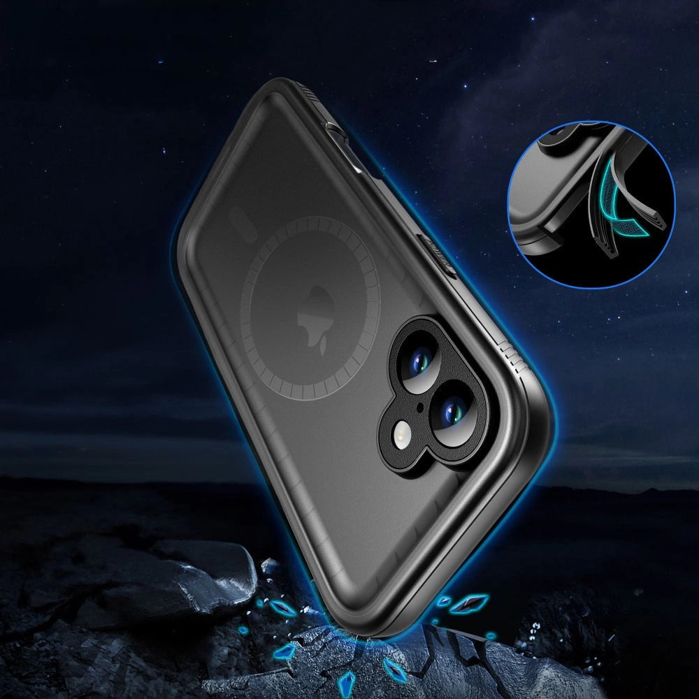 Tech-Protect ShellBox MagSafe IP68 Case til iPhone 16 - sort