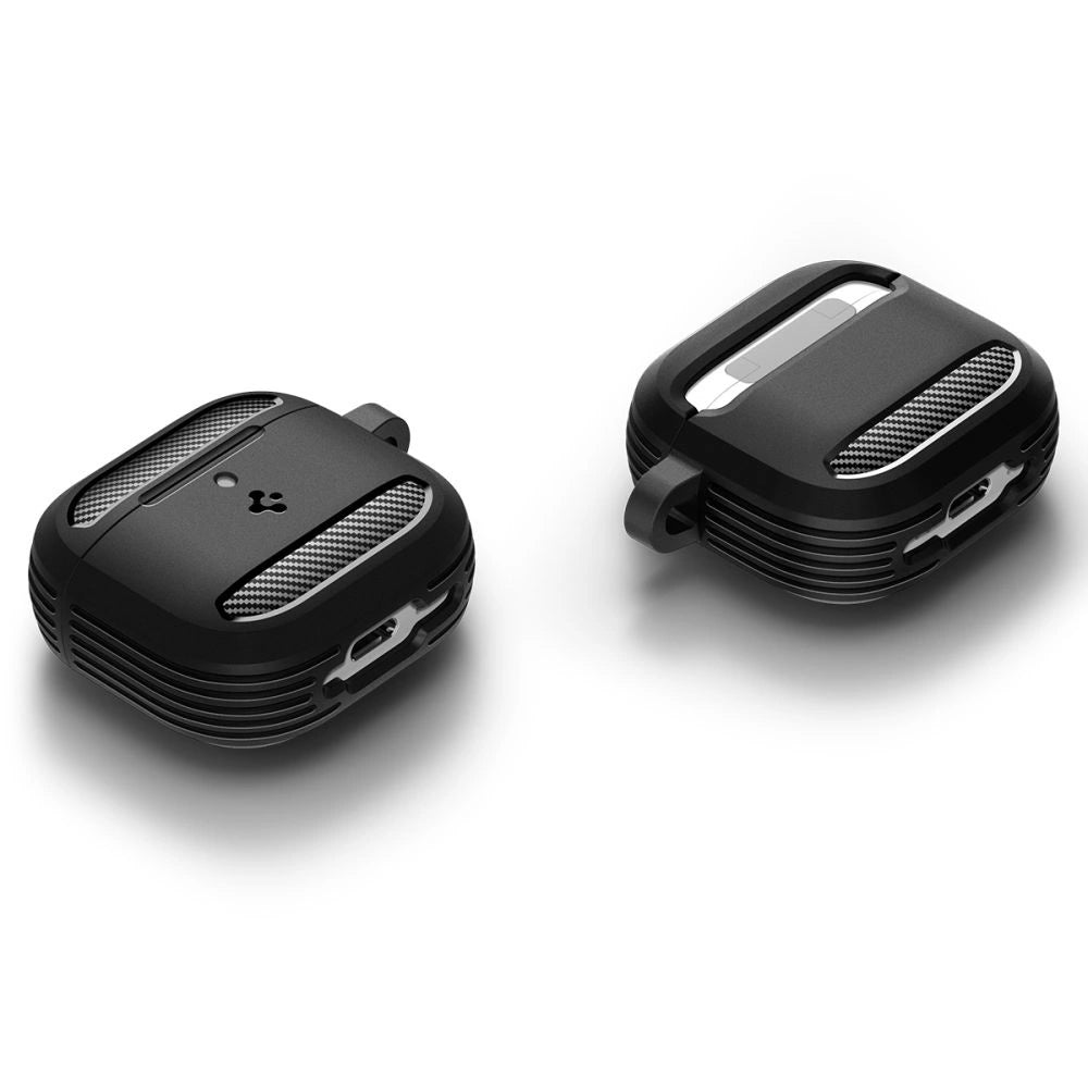 Spigen Rugged Armor Case til AirPods 4 - sort
