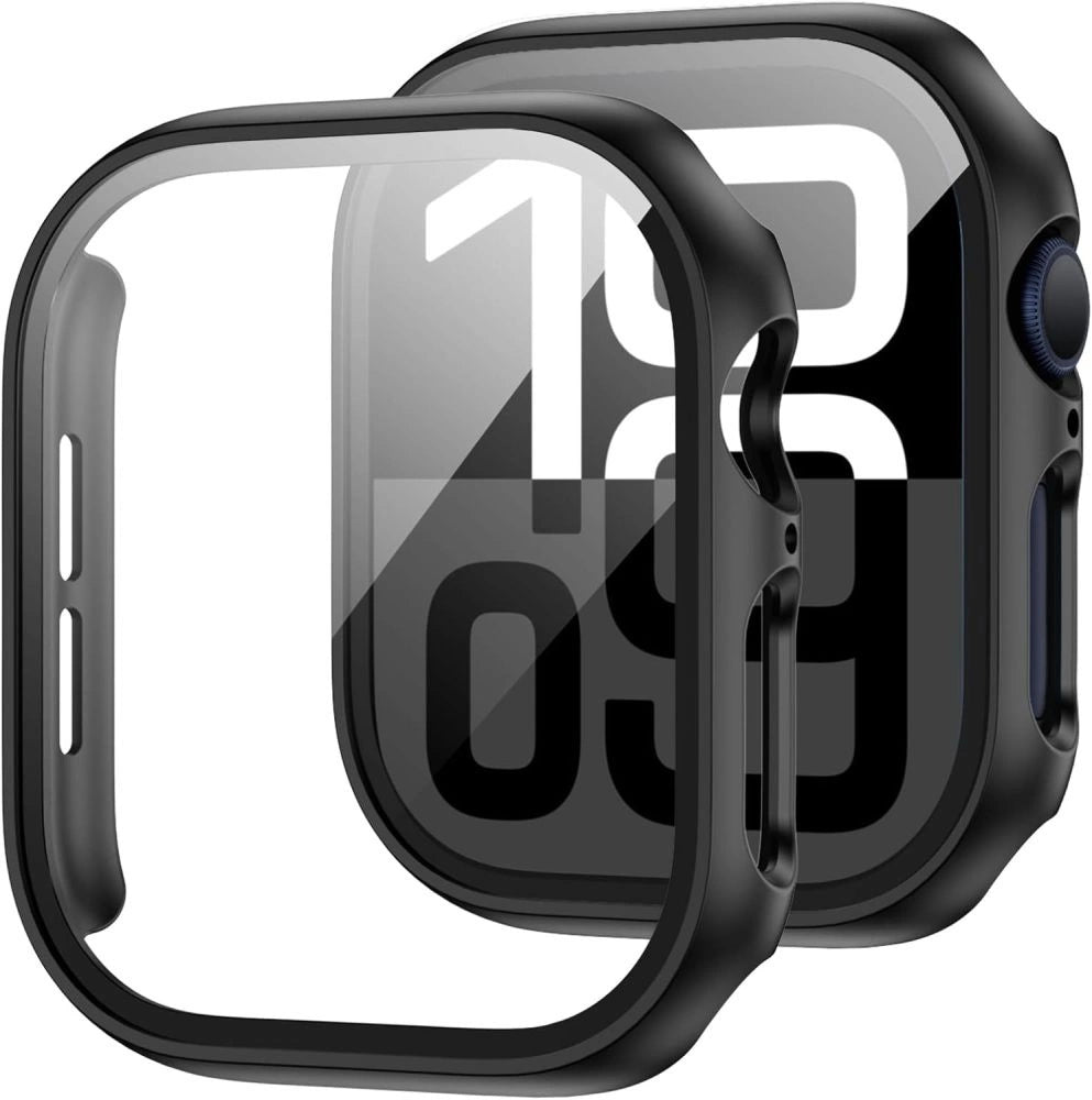 Tech-Protect Defense360 Hærdet glaskasse til Apple Watch 10 (42 mm) - sort