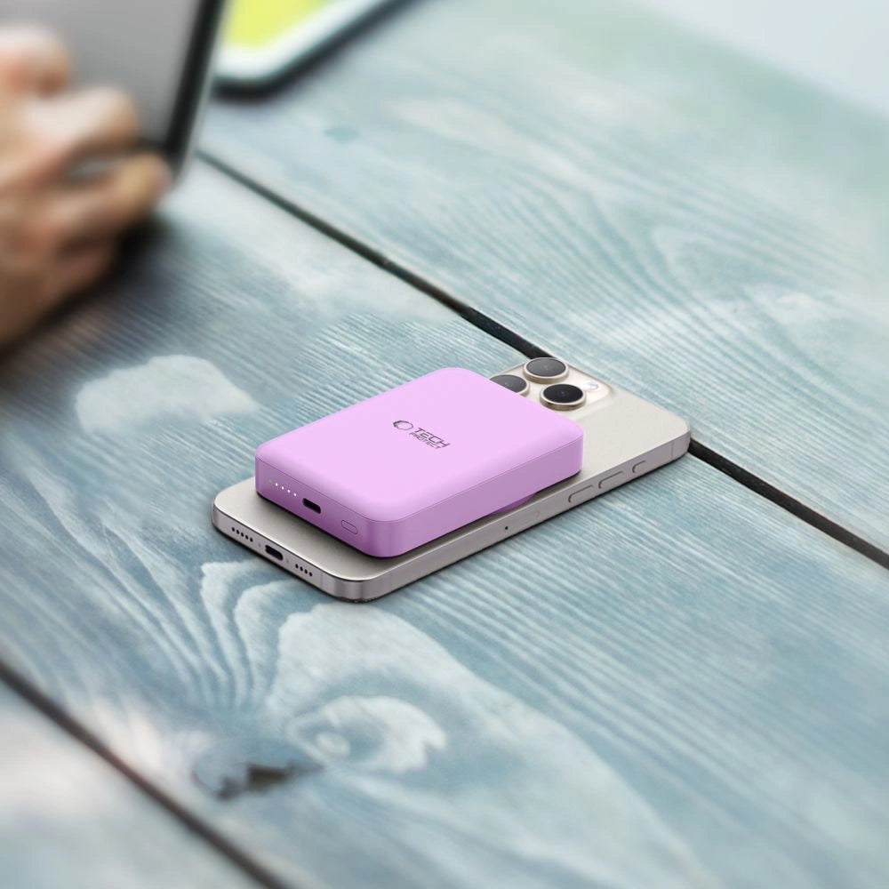 Tech-Protect LifeMag MagSafe PB11 10000mAh Power Bank - Pink