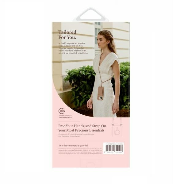 Uniq Coehl Lumino Magnetisk opladningsfoder til iPhone 16 Pro Max - sølv