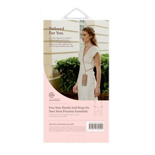 Uniq Coehl Lumino Magnetisk opladningsfoder til iPhone 16 Pro - Guld