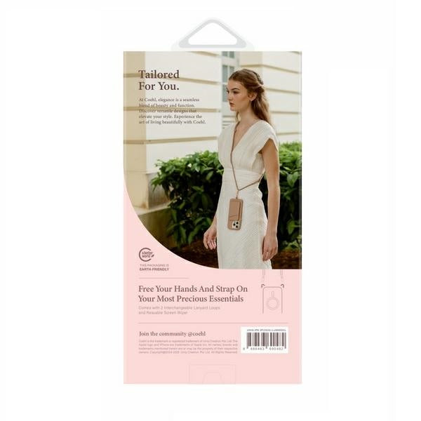 Uniq Coehl Lumino Magnetisk opladningsfoder til iPhone 16 Pro - sølv