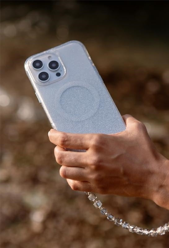 Uniq Coehl Lumino Magnetisk opladningsfoder til iPhone 16 Pro - sølv