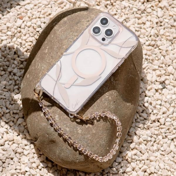 Uniq Coehl Verdure Magnetisk opladningsfoder til iPhone 16 Pro - gennemsigtig