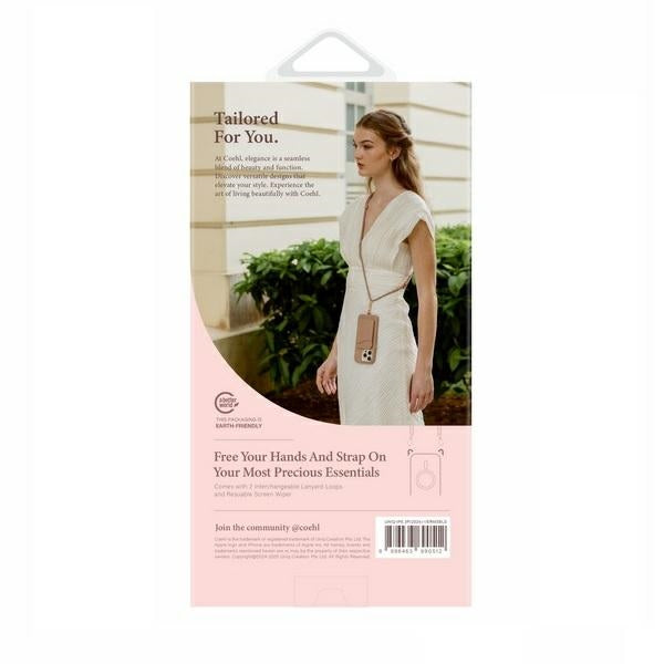 Uniq Coehl Verdure Magnetisk opladningsfoder til iPhone 16 Pro - gennemsigtig