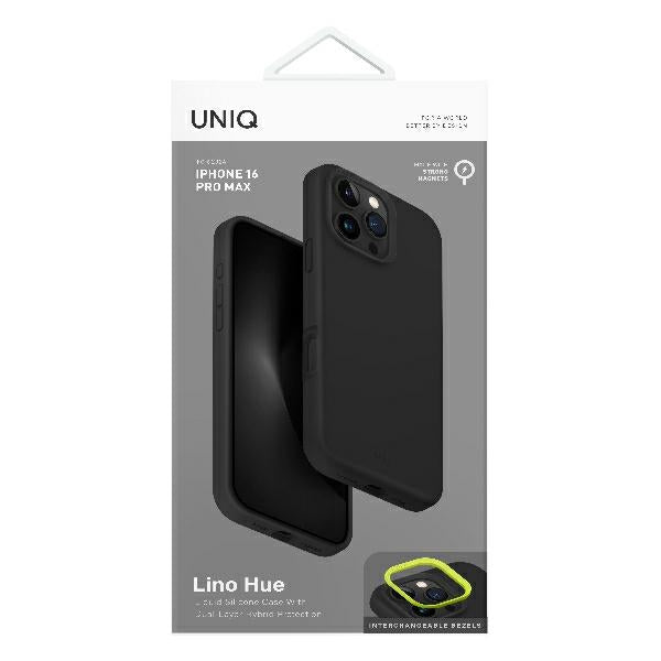 Uniq Lino Hue Magclick opladningsfoder til iPhone 16 Pro Max - Grå