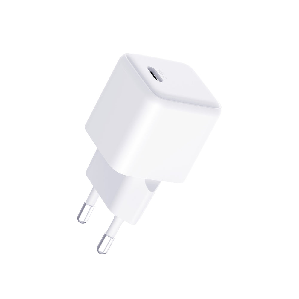 3mk Hyper Charger PD GaN 25W Wall Charger with USB-C Cable - White