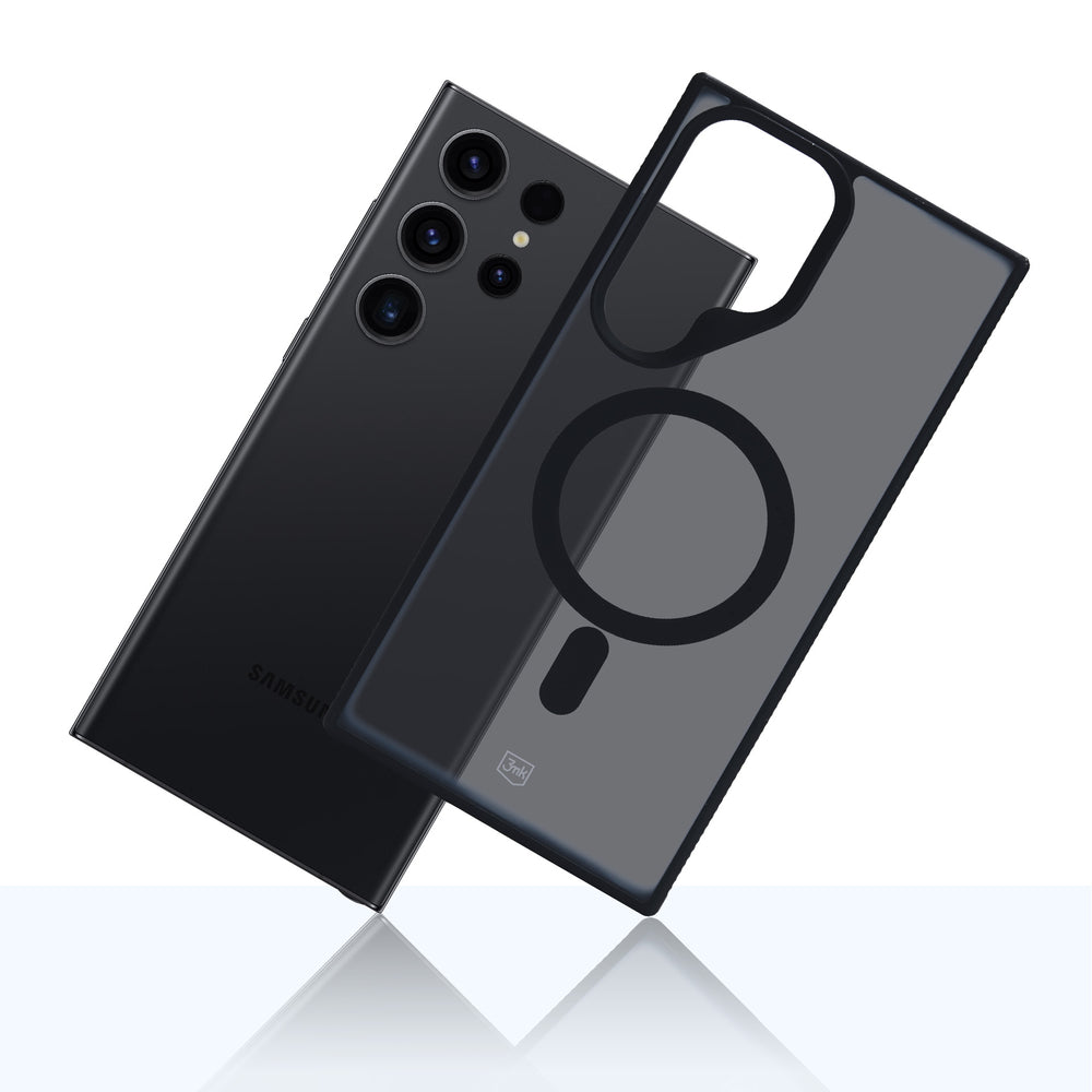 3mk Smoke MagCase with MagSafe for Samsung Galaxy S23 Ultra - semi-transparent